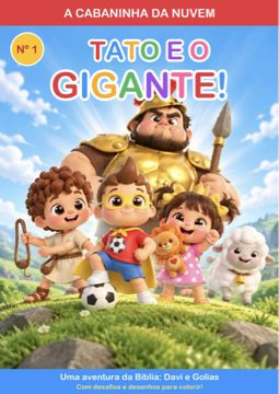 Capa da revistinha Tato e o Gigante